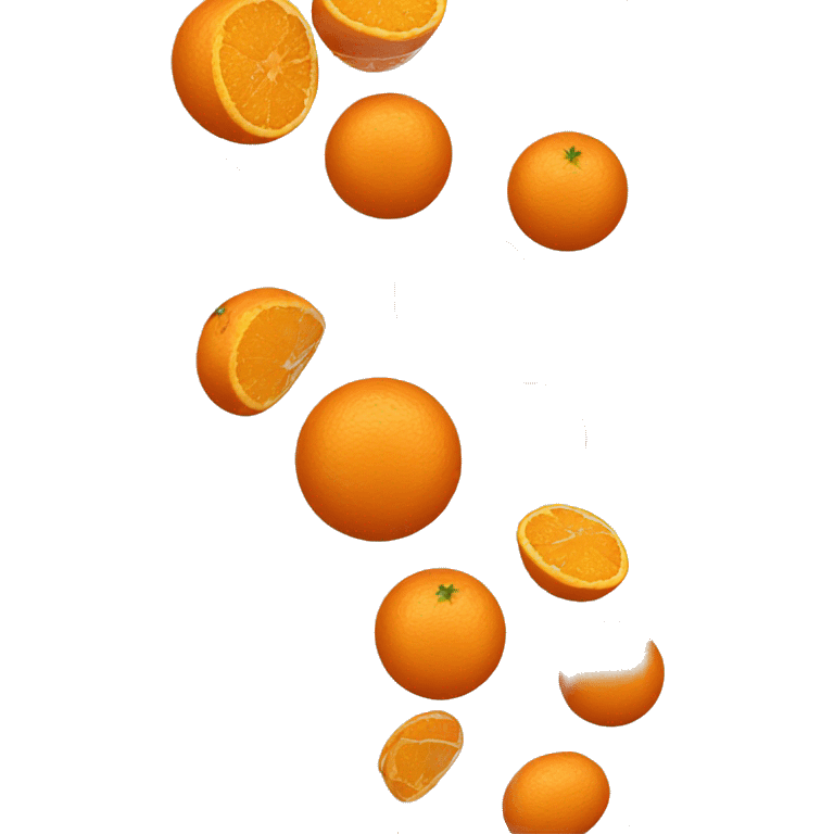 3D Orange  emoji