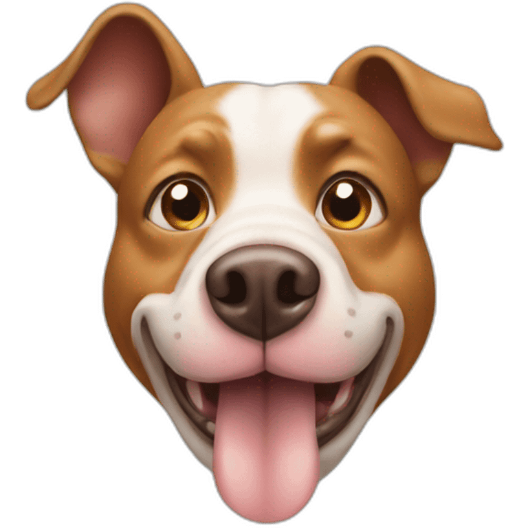 dog with pig nose emoji