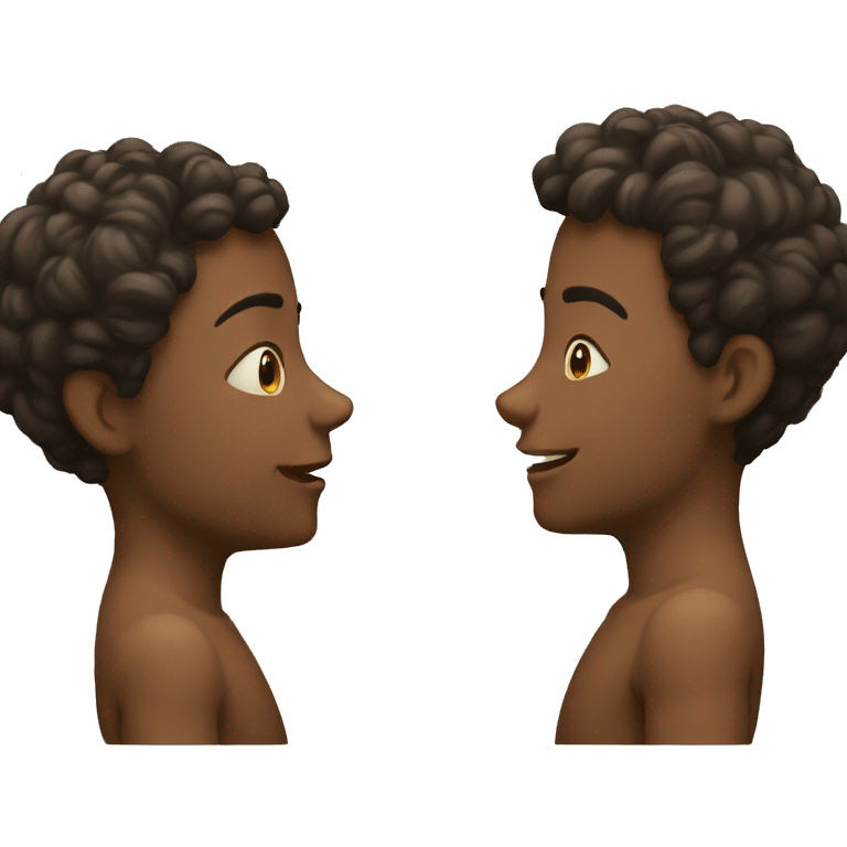 2 people looking at each other  emoji