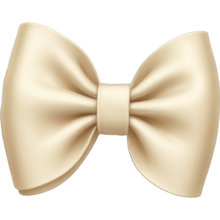 cream bow emoji