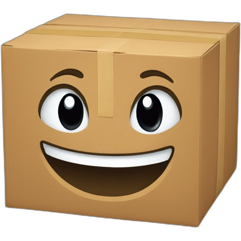 box with smile emoji