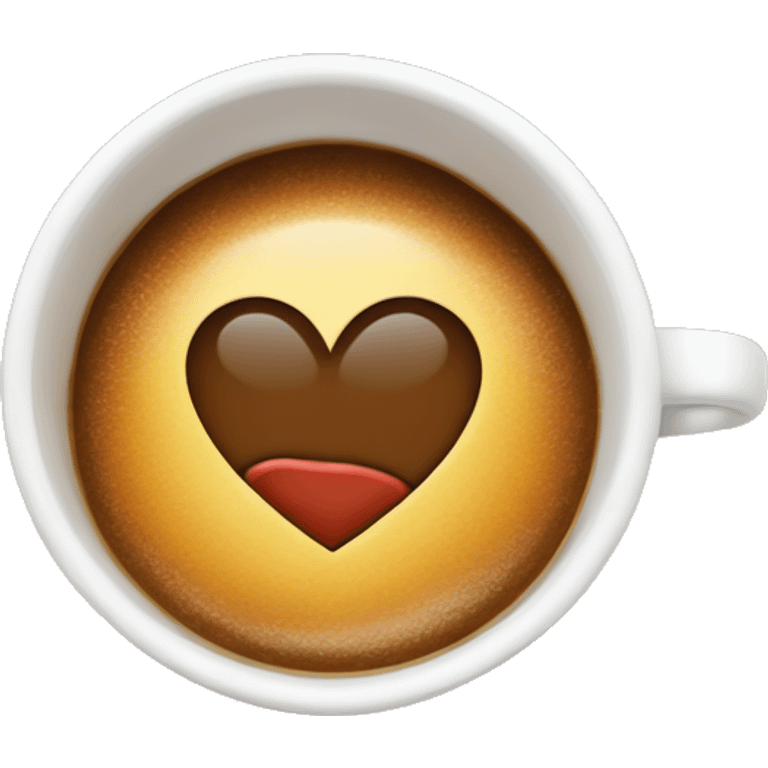 Un corazón con la mitad café y la otra blanca  emoji