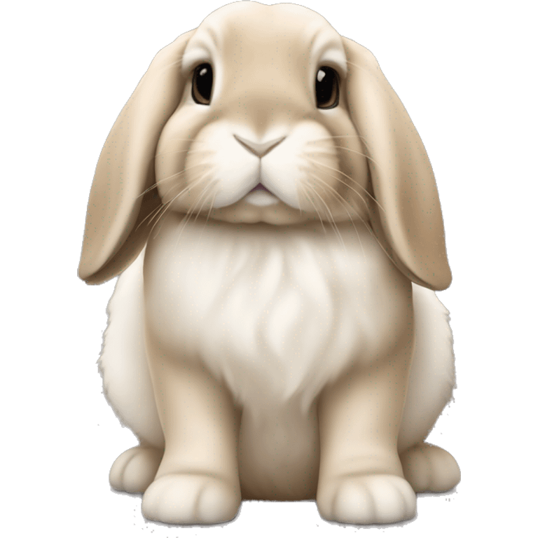 sable point holland lop bunny emoji