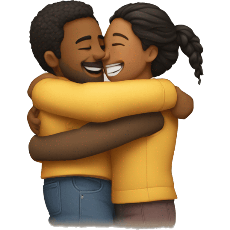 Hug relationship emoji