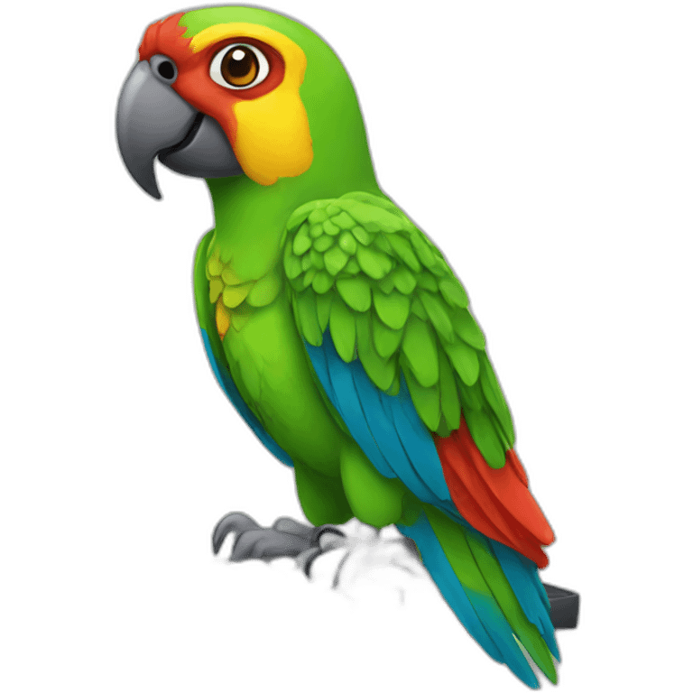 parrot keyboard emoji