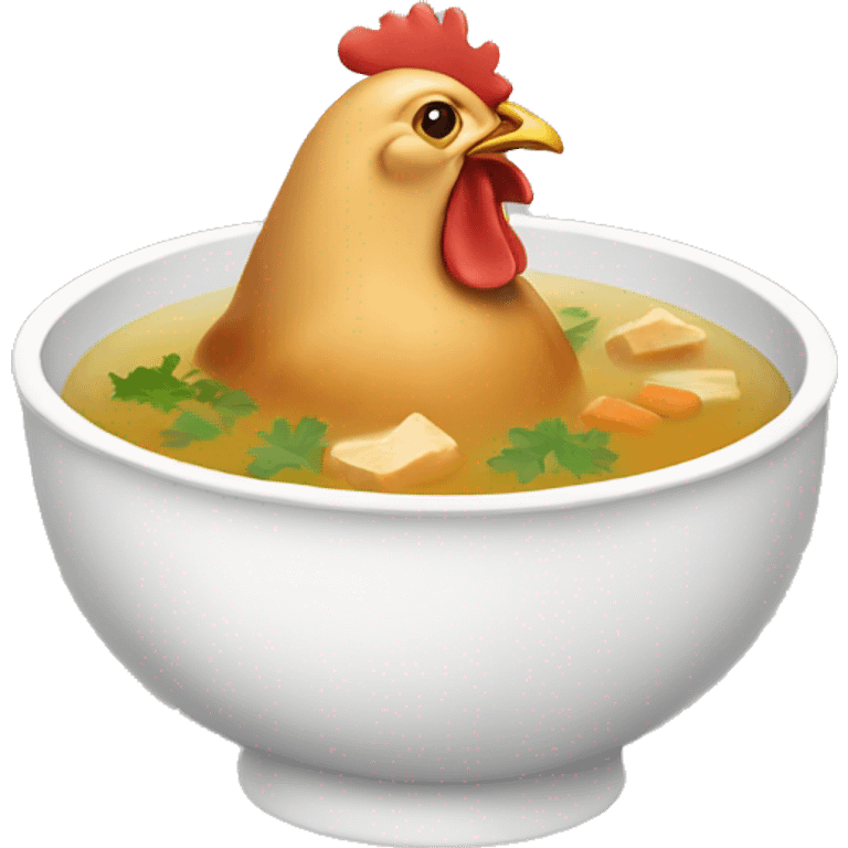 Whole Chicken Soup emoji