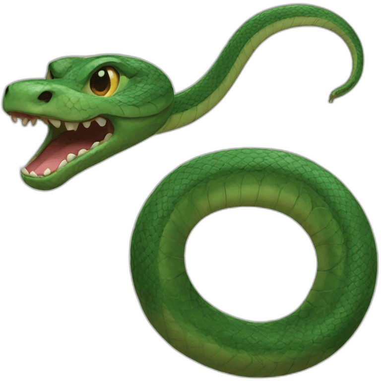 Serpent a dent emoji