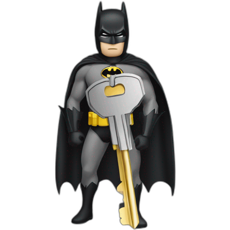 Batman finding keys emoji