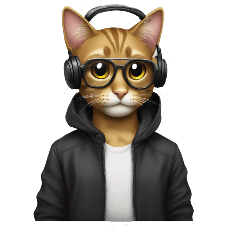 dj cat emoji