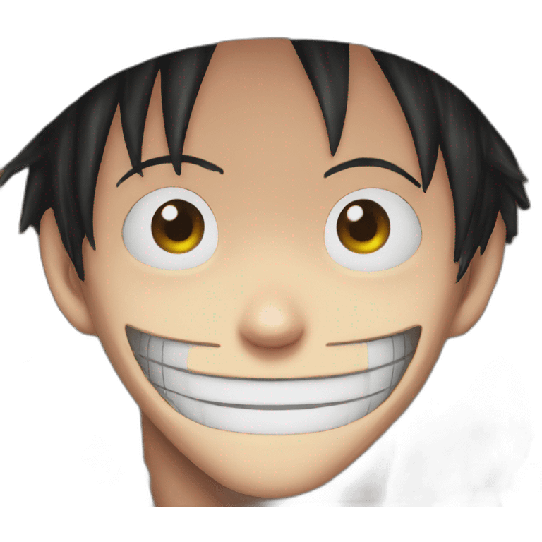 One piece luffy emoji