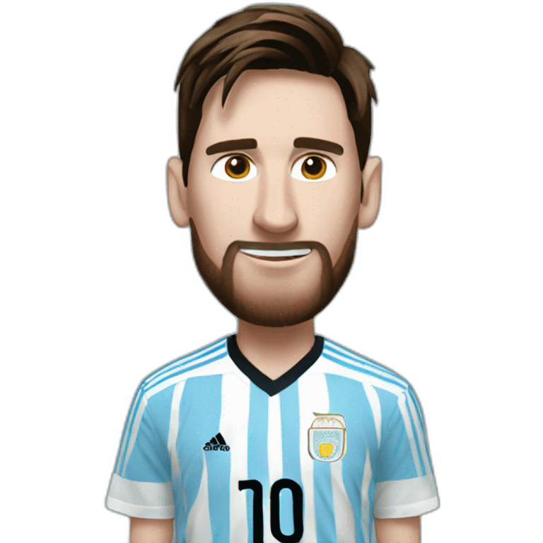 messi argentina emoji