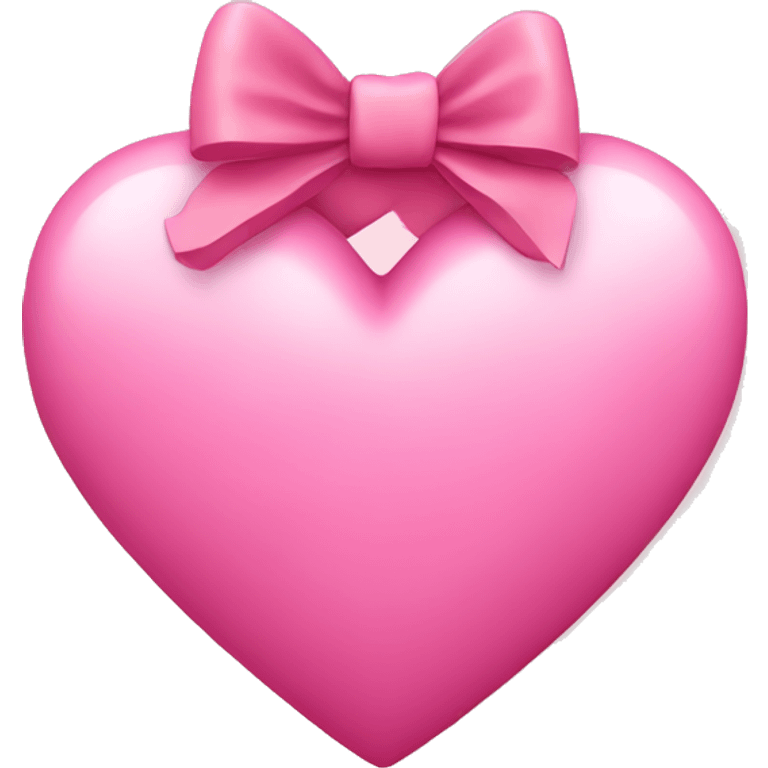 pink heart with bow emoji