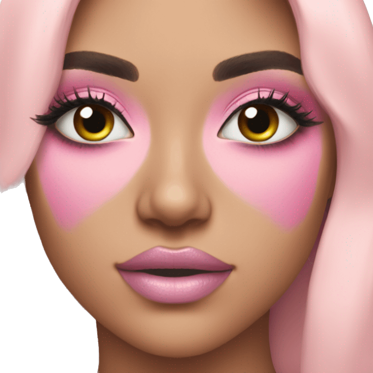 Makeup pastel pink emoji