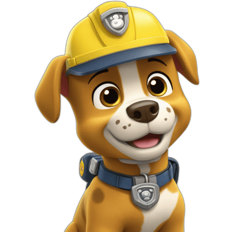 paw patrol rubble emoji