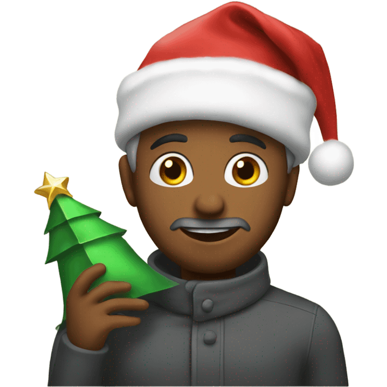 Christmas Eve funny emoji