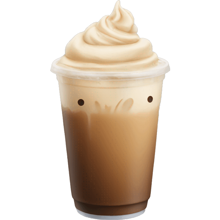 Iced latte emoji