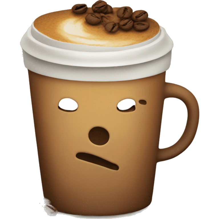 Autumn coffee  emoji