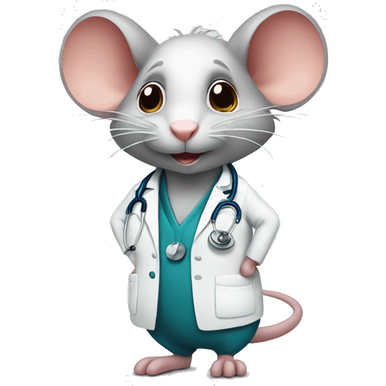 Doctor rat emoji