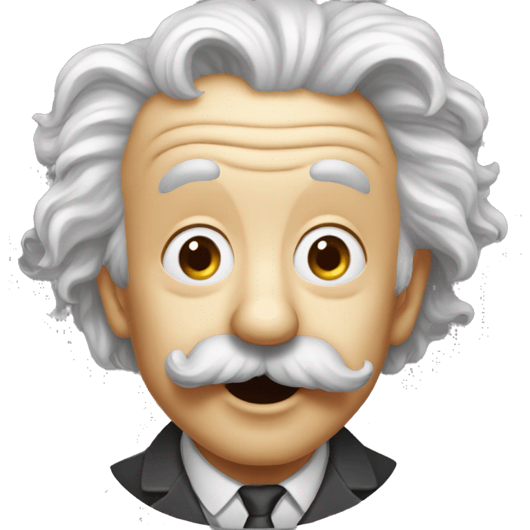 albert einstein sticking out tongue emoji