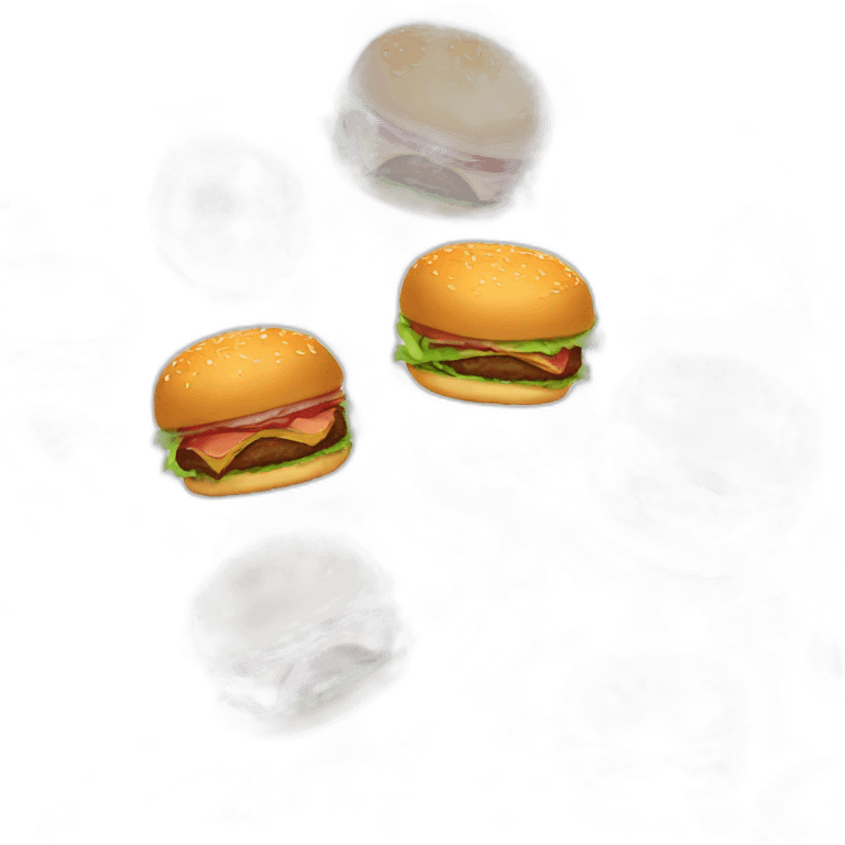 Barbecue bacon burger emoji