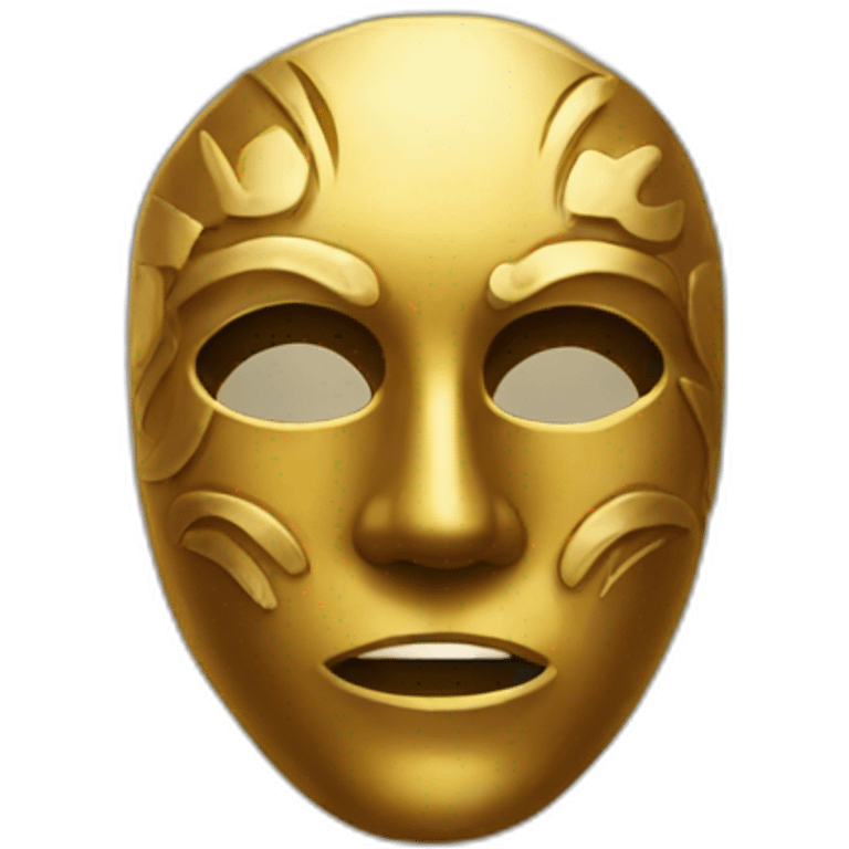 golden mask emoji