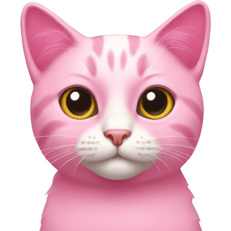 cat pink emoji