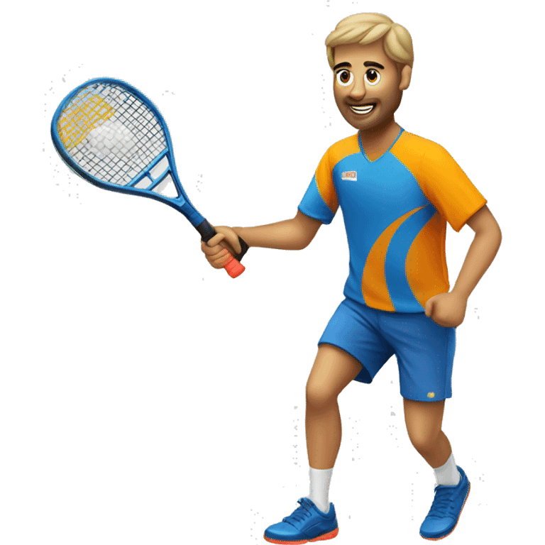 Man playing Padel  emoji