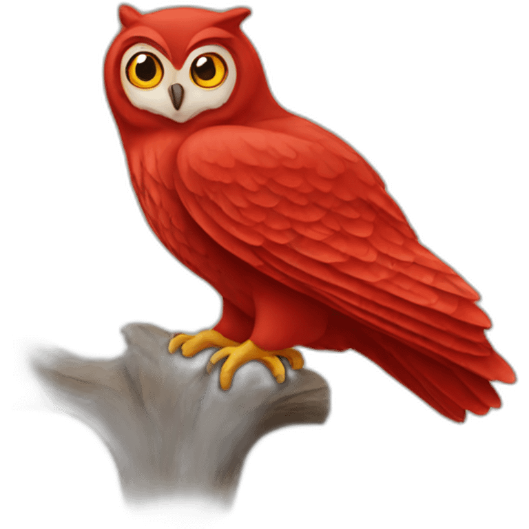 Red Owl emoji