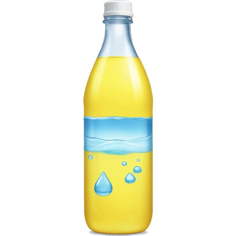 bottle of yellow water emoji