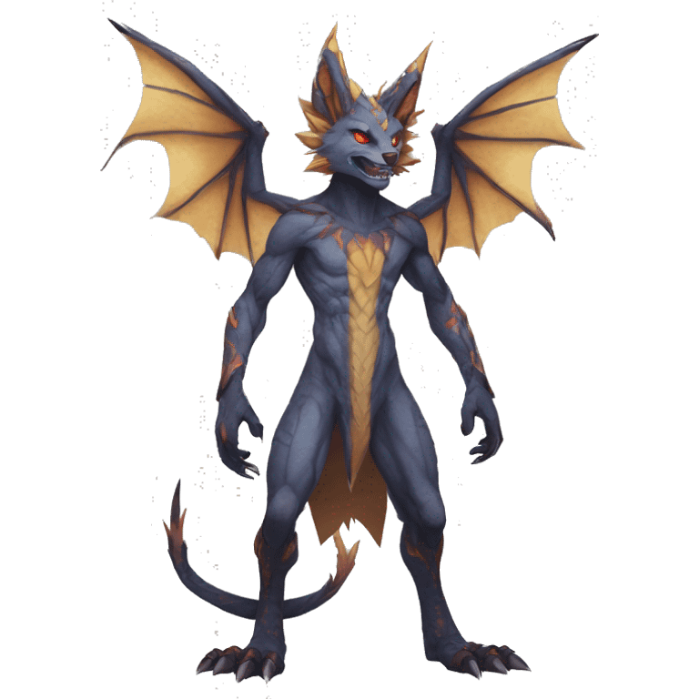 Anthro Vernid-WickerBeast-Protogen-Primagen-Fakémon Full Body emoji