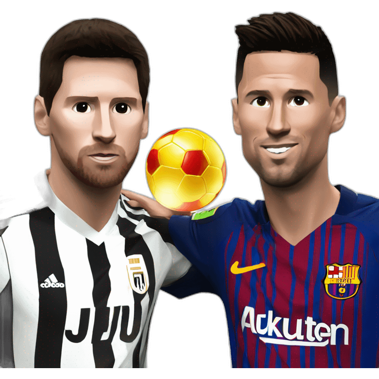 Messi vs ronaldo emoji