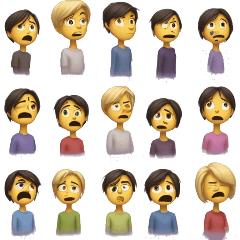 Inside out anxiety  emoji