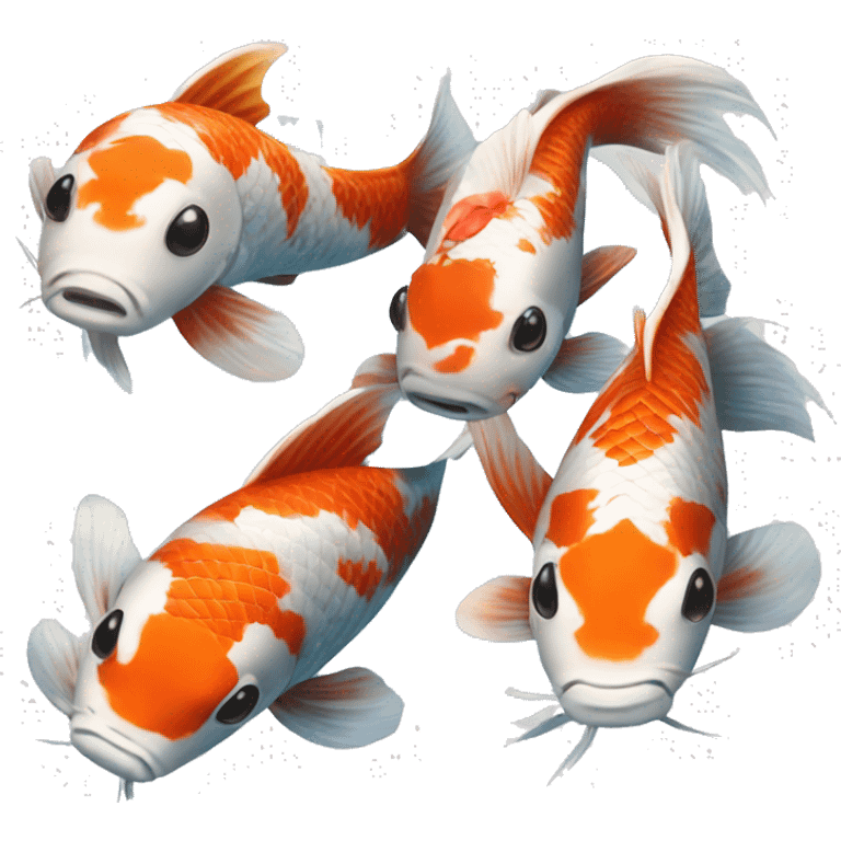 koi fishes emoji