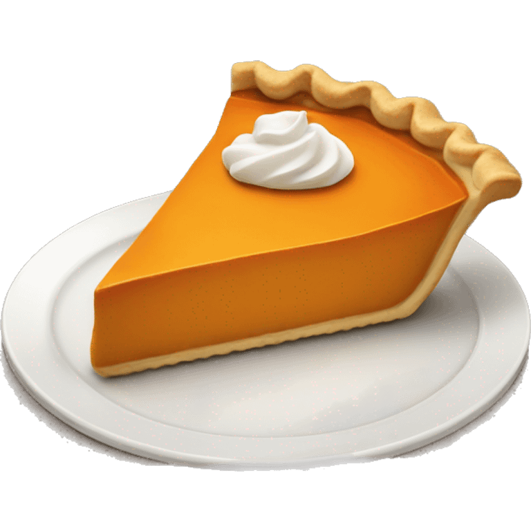 Pumpkin pie emoji