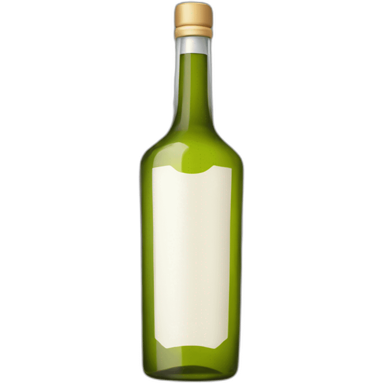 White vermouth bottle  emoji