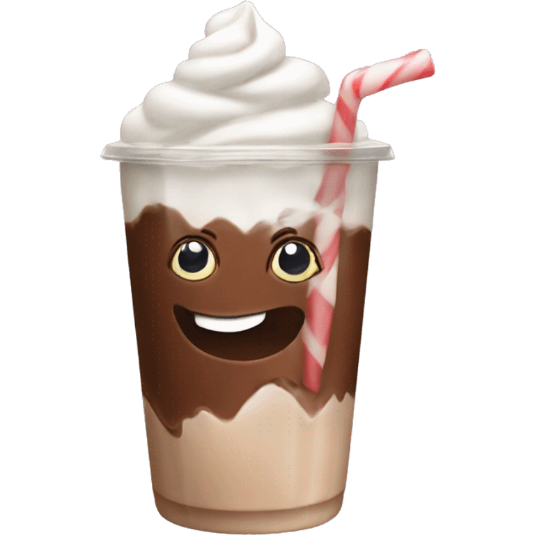 Iced chocolate  emoji