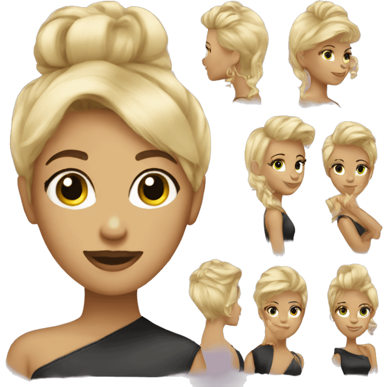 Hairstylist blonde pretty emoji