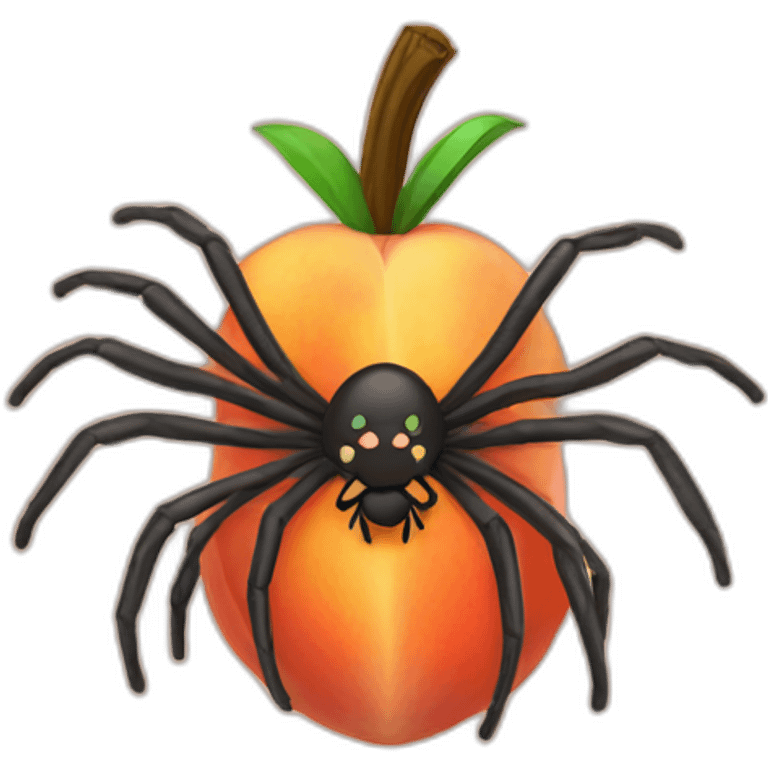 peach-SPIDER emoji