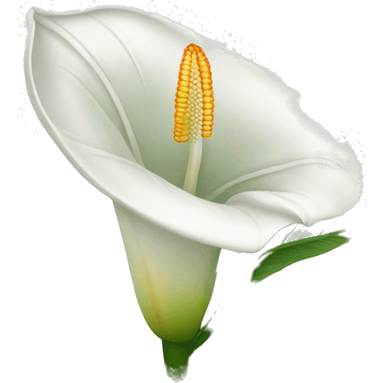 Peace lilies flower emoji