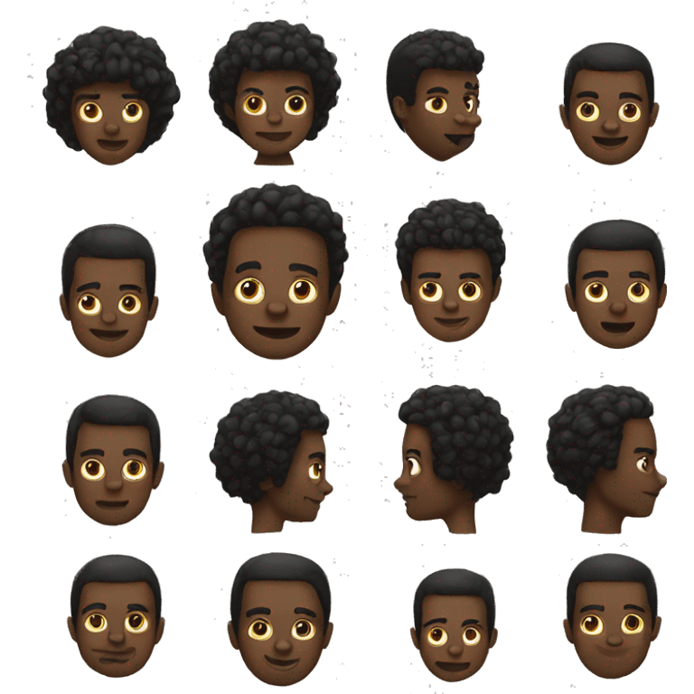 black how  emoji