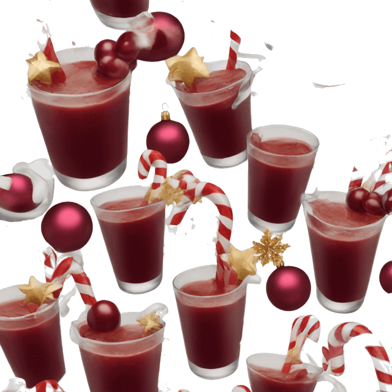 maroon christmas drink emoji