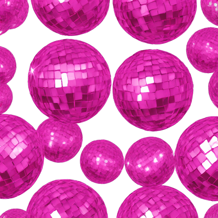 pink disco ball emoji