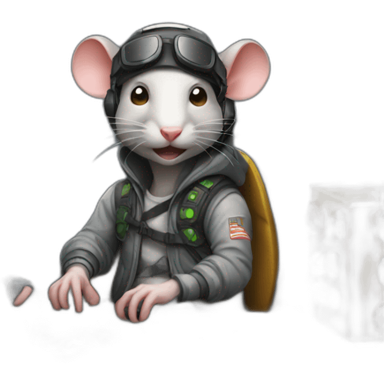 rat gamer emoji