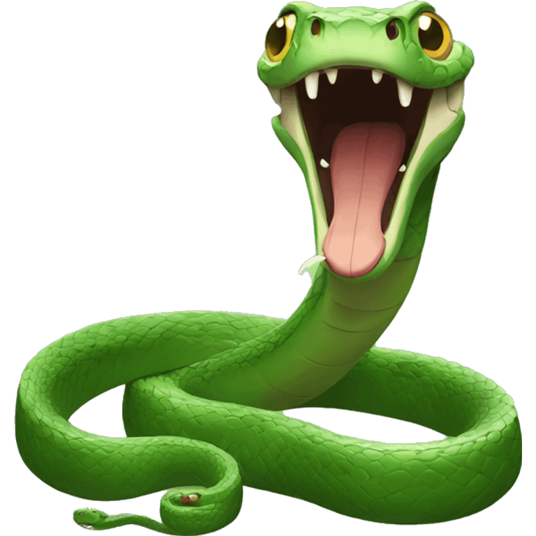 scary snake emoji