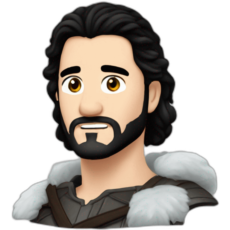 Jon snow no beard emoji