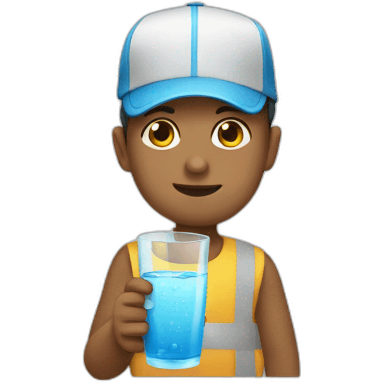 Drinking water emoji