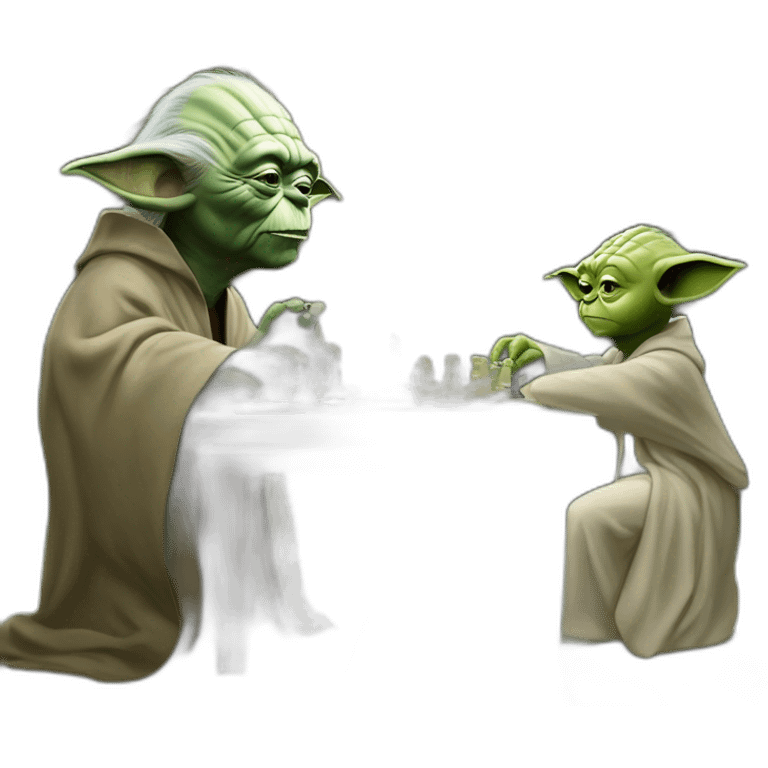 Yoda play chess vs darth sidious emoji