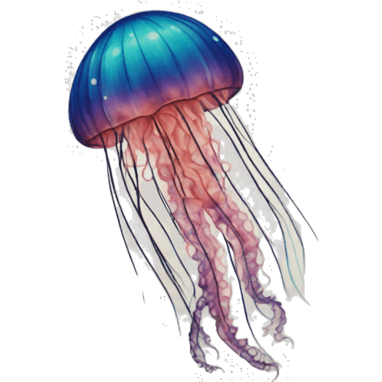 Jellyfish tattoo emoji