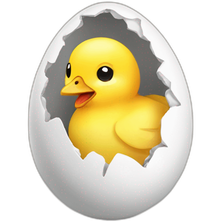 hatching egg with chick inside   emoji