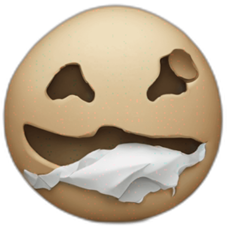 broken lump emoji